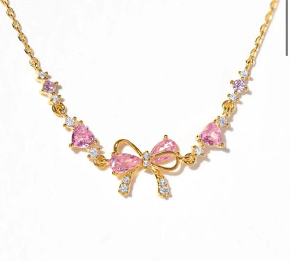 Pink Bow FriendShip Bracelets