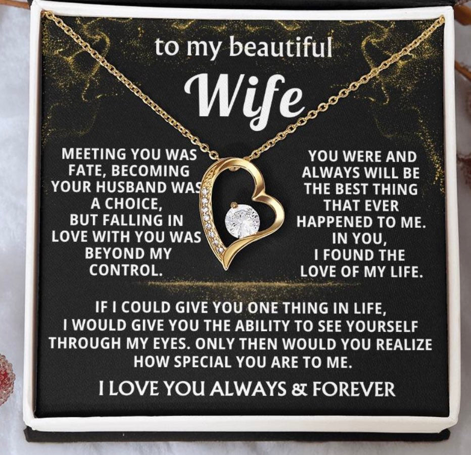 To My Beautiful Wife - I Love You Forever